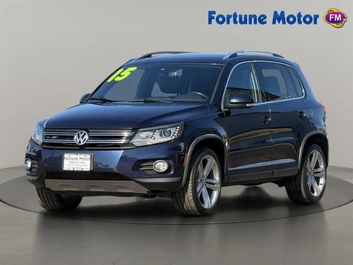 Blue 2015 Volkswagen Tiguan 4MOTION Auto R-Line