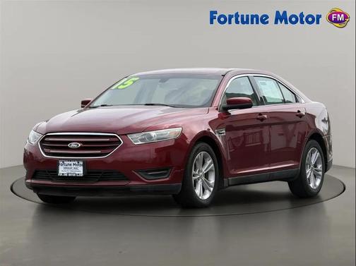 Burgundy 2015 Ford Taurus SEL