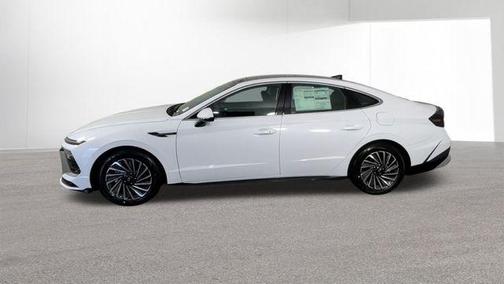 White 2026 Hyundai SONATA Hybrid SEL