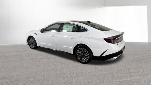 White 2026 Hyundai SONATA Hybrid SEL