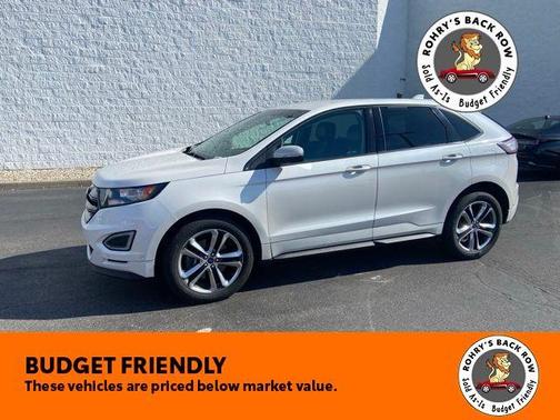 White Platinum 2016 Ford Edge Sport