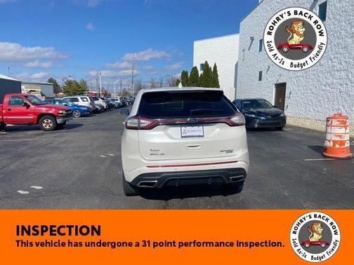White Platinum 2016 Ford Edge Sport