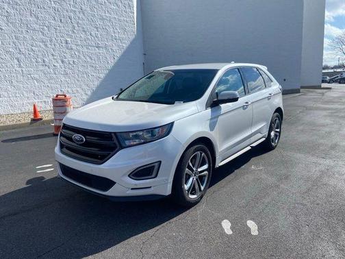 White Platinum 2016 Ford Edge Sport