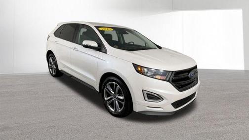 White Platinum Clearcoat Metallic 2016 Ford Edge Sport