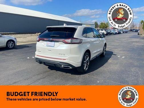 White Platinum 2016 Ford Edge Sport