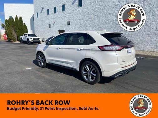 White Platinum 2016 Ford Edge Sport