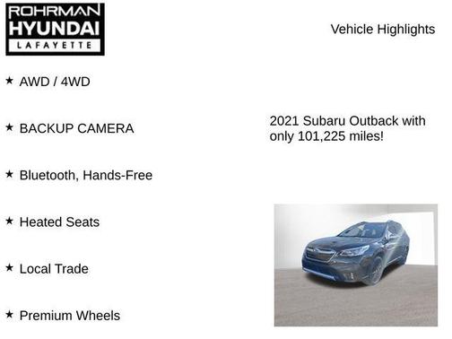 2021 Subaru Outback Touring XT