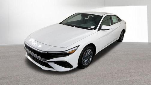 White 2026 Hyundai ELANTRA HEV Blue