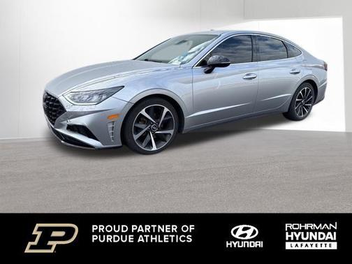Shimmering Silver Pearl 2021 Hyundai SONATA SEL Plus