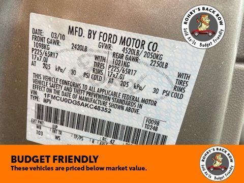 Champagne 2010 Ford Escape XLT