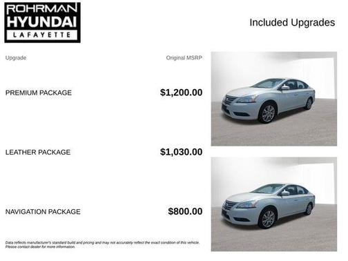 Aspen White 2014 Nissan Sentra SL