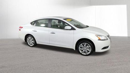 Aspen White 2014 Nissan Sentra SL