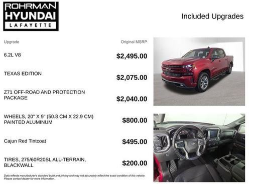 Cajun Red Tintcoat 2020 Chevrolet Silverado 1500 RST