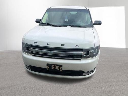 White Platinum Clearcoat Metallic 2015 Ford Flex SEL