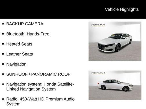 2022 Honda Accord Hybrid Touring