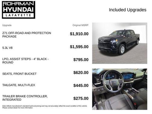 Dark Ash Metallic 2023 Chevrolet Silverado 1500 RST