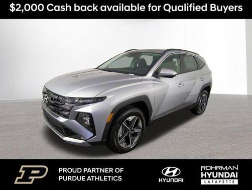 Shimmering Silver 2026 Hyundai TUCSON Hybrid SEL
