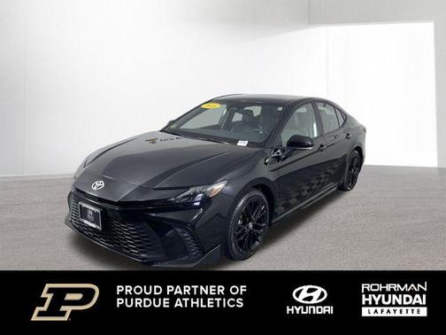 Midnight Black Metallic 2025 Toyota Camry SE
