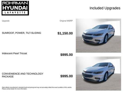 Iridescent Pearl Tricoat 2017 Chevrolet Malibu 1LT