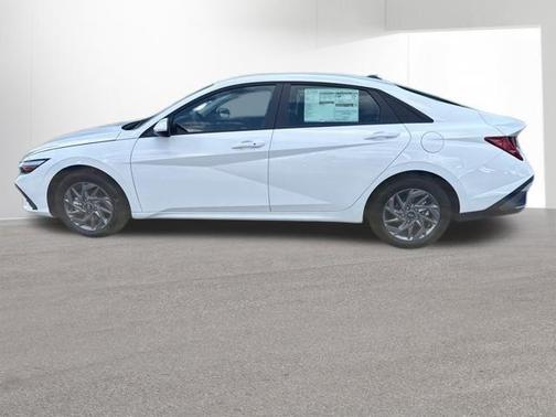 White 2026 Hyundai ELANTRA HEV Blue