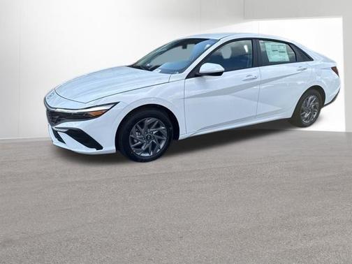 White 2026 Hyundai ELANTRA HEV Blue