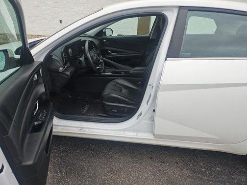 Lunar White 2023 Hyundai ELANTRA HEV Limited