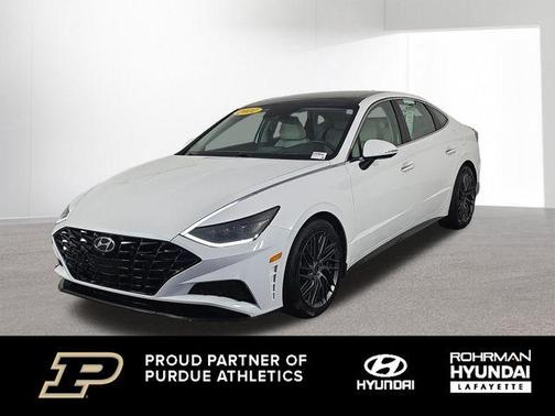Quartz White 2022 Hyundai SONATA Limited