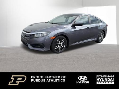 Lunar Silver Metallic 2016 Honda Civic LX