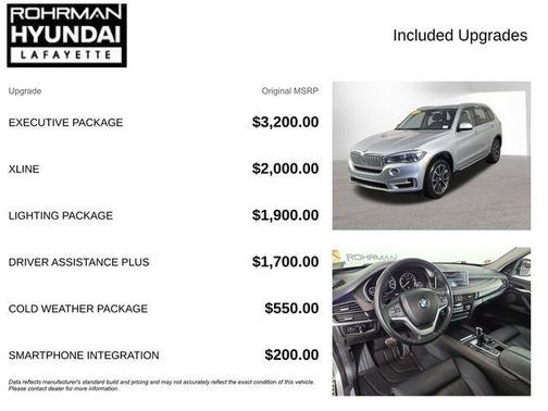 Glacier Silver Metallic 2016 BMW X5 xDrive50i