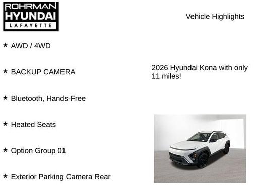 2026 Hyundai KONA SEL Sport