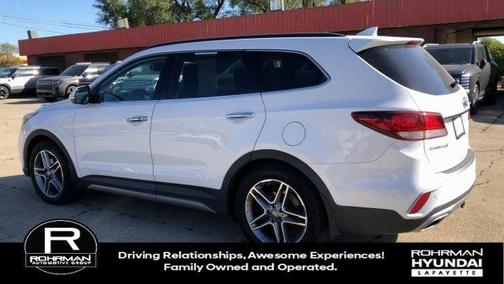 Monaco White 2017 Hyundai SANTA FE Limited Ultimate