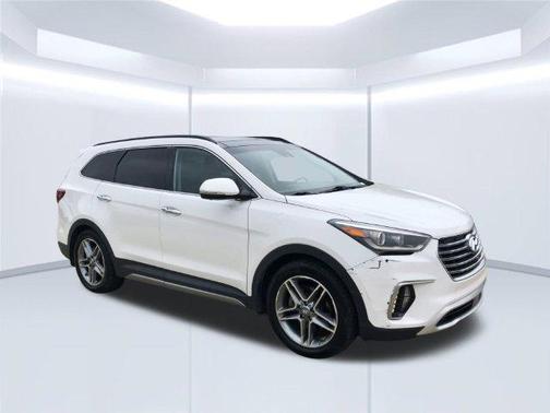 Monaco White 2017 Hyundai SANTA FE Limited Ultimate