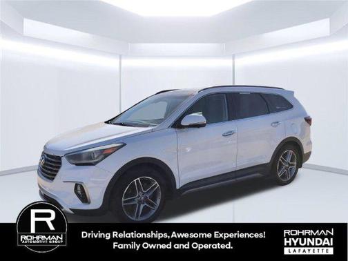 Monaco White 2017 Hyundai SANTA FE Limited Ultimate