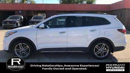 Monaco White 2017 Hyundai SANTA FE Limited Ultimate