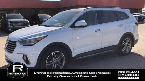 Monaco White 2017 Hyundai SANTA FE Limited Ultimate