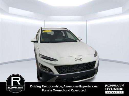 Lunar White 2023 Hyundai KONA Limited