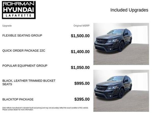 Pitch Black Clearcoat 2015 Dodge Journey SXT