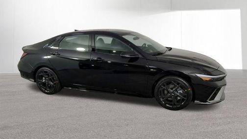 Black 2026 Hyundai ELANTRA N Line