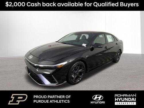 Black 2026 Hyundai ELANTRA N Line