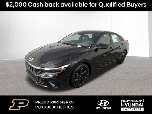 Black 2026 Hyundai ELANTRA SEL Sport