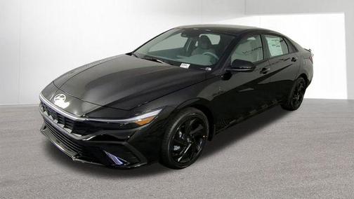 Black 2026 Hyundai ELANTRA SEL Sport