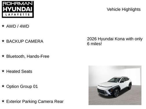 2026 Hyundai KONA SEL Premium