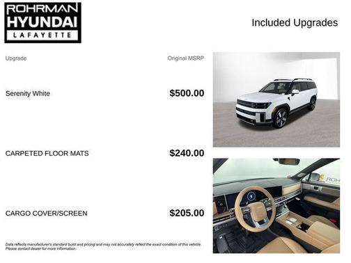 White 2026 Hyundai SANTA FE Limited