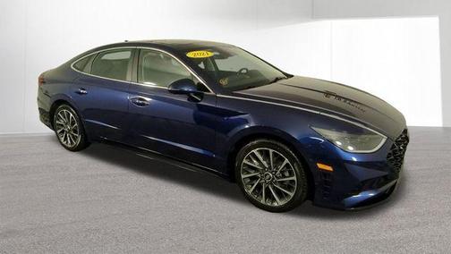 Stormy Blue 2021 Hyundai SONATA Limited