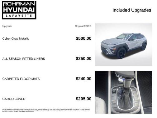 Cyber Gray Metallic 2027 Hyundai KONA SEL