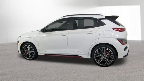 Lunar White 2022 Hyundai Kona N Base