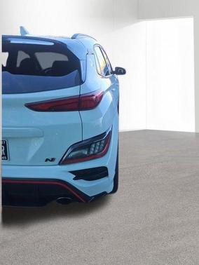 Lunar White 2022 Hyundai Kona N Base