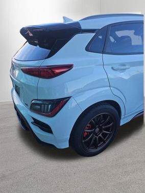 Lunar White 2022 Hyundai Kona N Base