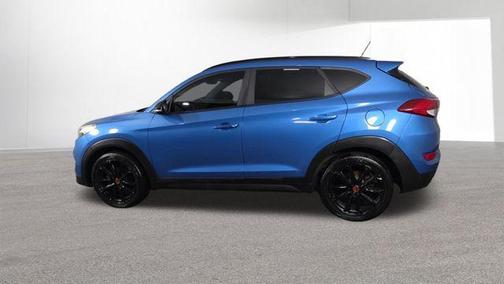Caribbean Blue 2017 Hyundai TUCSON Night