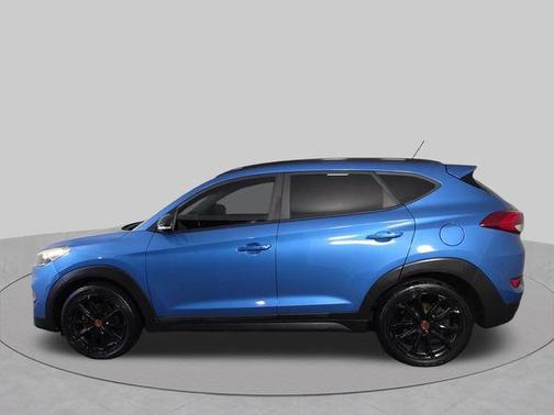 Caribbean Blue 2017 Hyundai TUCSON Night